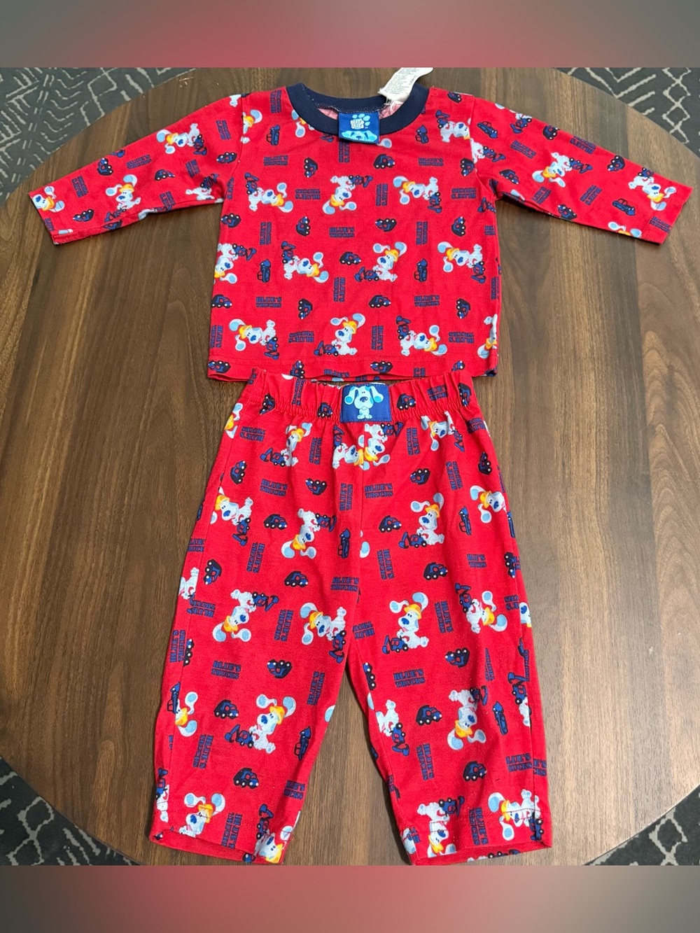 Sold Baby boy vintage blues clues pajama set